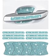 AOCISKA 10 Pieces Bling Car Door Handle Protector,Bling Car Door Handle Stickers,Universal Car Ha...