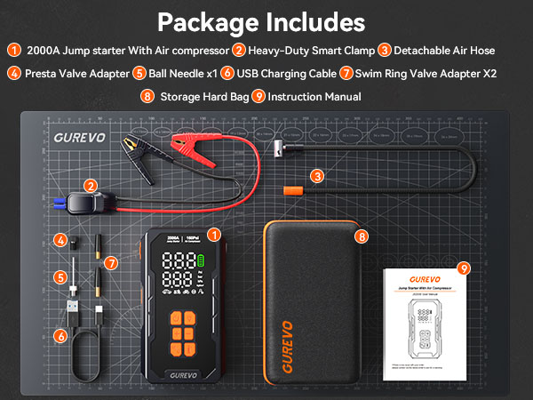portable battery jump starter for car