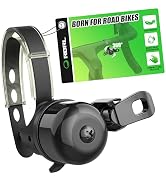 RBRL Mini Bike Bell for Road &amp; Gravel Bikes – 100 dB Loud Bicycle Bell, 360° Rotatable, Left/Righ...
