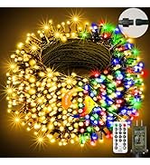 btfarm Color Changing Christmas Lights Outdoor, 115FT 300 LED Christmas Tree Lights Indoor with R...