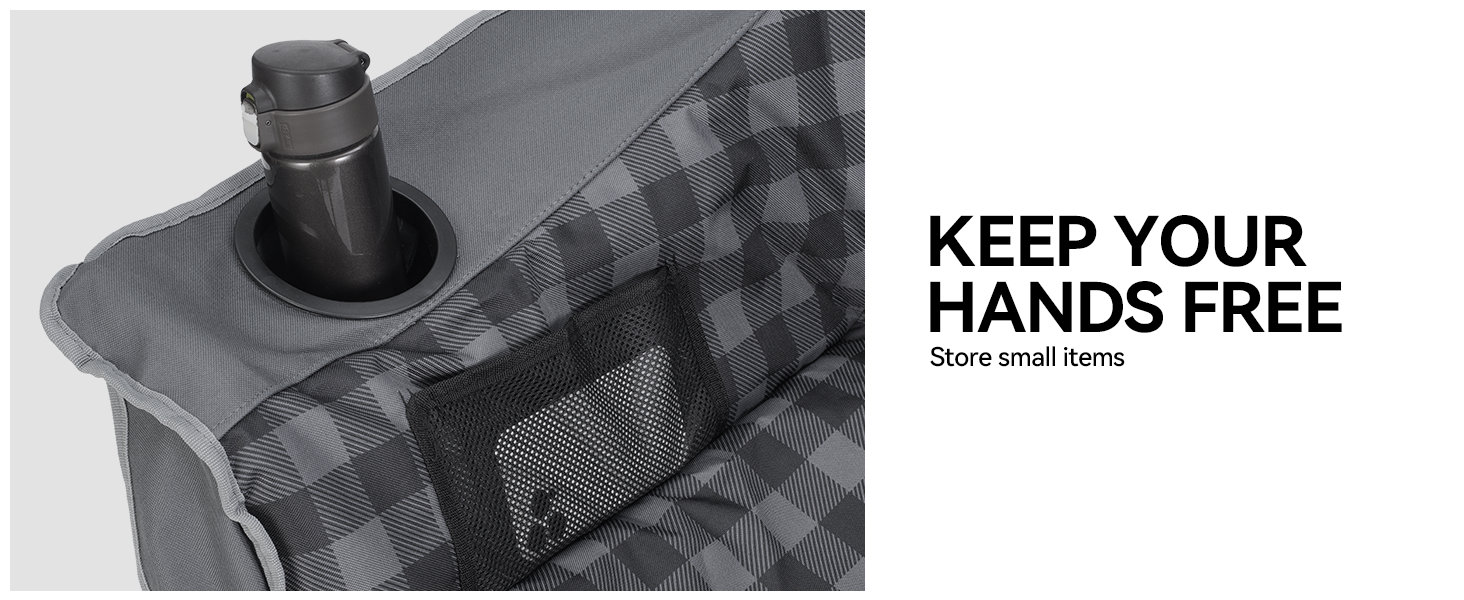 KEEP YOUR HANDS FREE