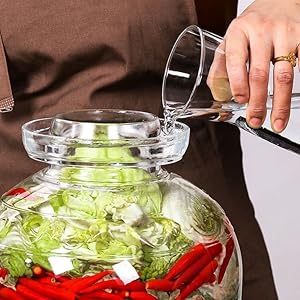 water seal pickle jar