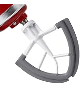 Ezato 4.5-5QT Flex Edge Beater for KitchenAid, Bowl Scraping Mixer Attachment, Dishwasher Safe fo...