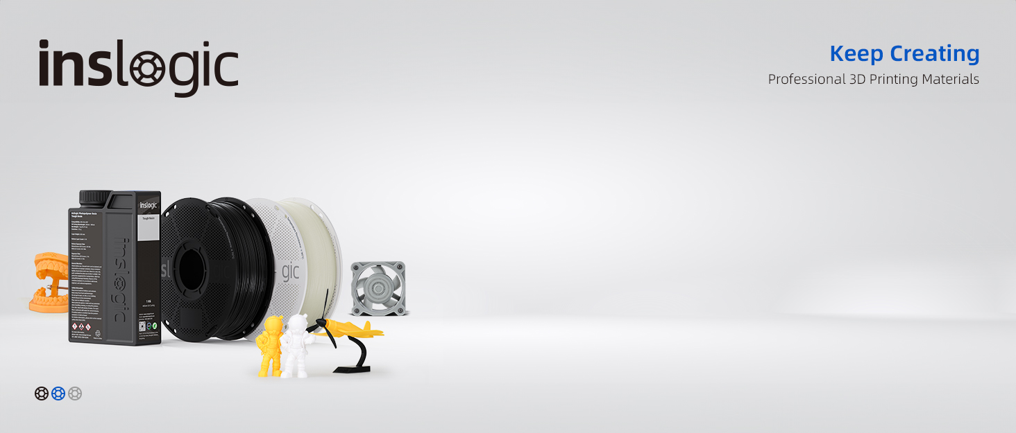 Inslogic PLA 3D PRINTER FILAMENT 1.75MM RESIN