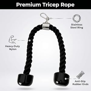 cable accessories rope extension gym cable rope attachments for gym rope
