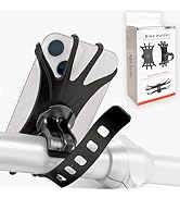 YTDSUP 2026 Bike Phone Mount 1 Pack, 360° Rotation Silicone Phone Holders for iPhone and Samsung,...