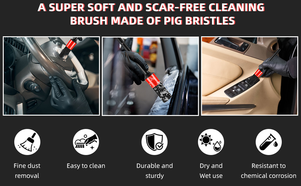 13PCS Car Detailing Brush Set