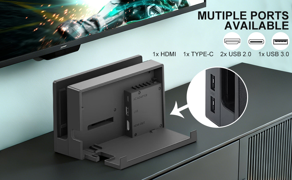 nintendo switch charging dock