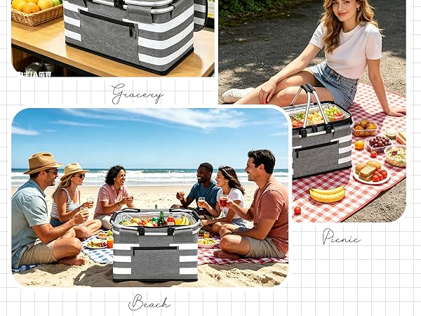 Insulated Picnic Basket