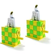 Toothpaste Tube Squeezer Tool - Set of 2 Toothpaste Squeezer Roller - Toothpaste Dispenser for Cr...