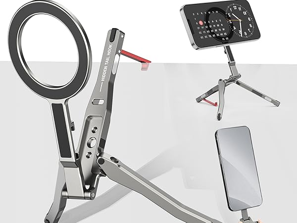 MG-05G Magnetic Pocket Phone Tripod Foldable with Hook