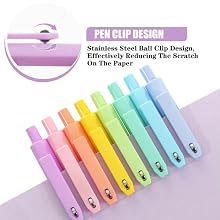 cute gel pens assorted colors with fidget