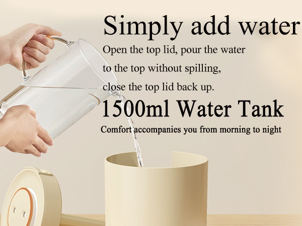 portable Humidifier Baby Bedroom Travel Small Cool Mist USB Personal Desktop Humidifier Home