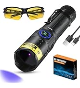 DARKBEAM Flashlight UV Black Light 365nm - Mini &amp; Powerful LED Ultraviolet Blacklight Flashlights...