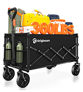 Originsure Collapsible Wagon Cart Foldable - Lightweight PortableFolding Beach Wagon