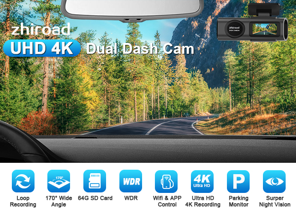 4K dash cam