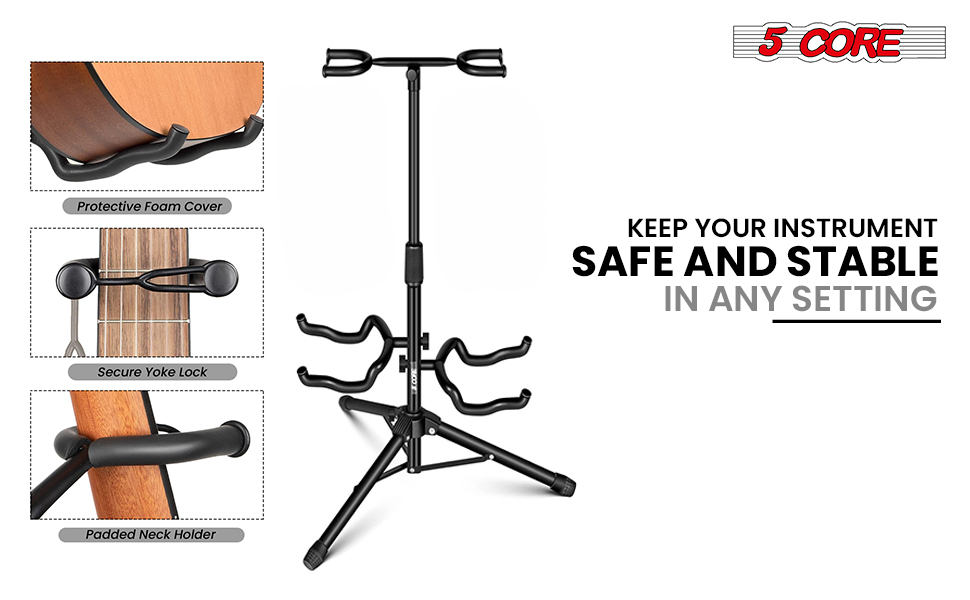 Metal Guitar Stand,3 Guitar Holders,acoustic electric guitar stands,floor guitar stand
