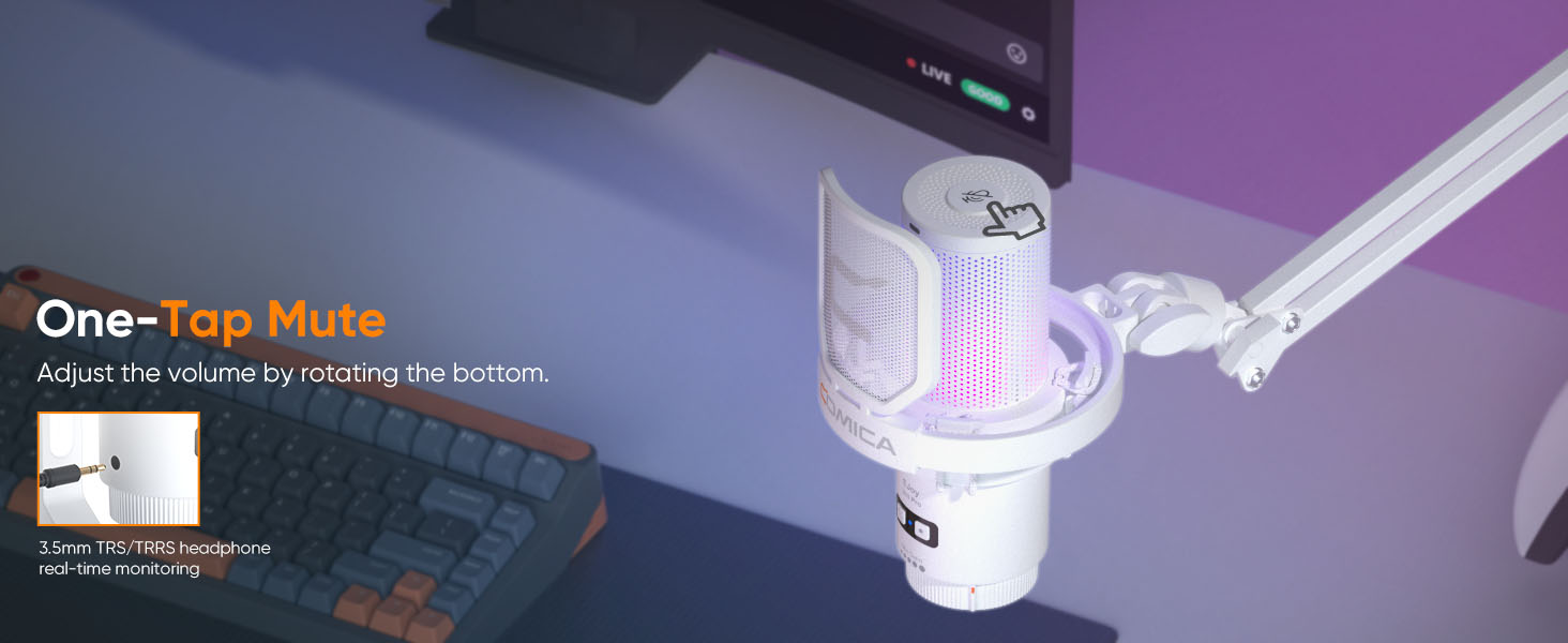 One-touch mute