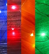 Ariceleo Led Fairy Lights Battery Operated, 1 Pack Mini Battery Powered Copper Wire Starry Fairy ...
