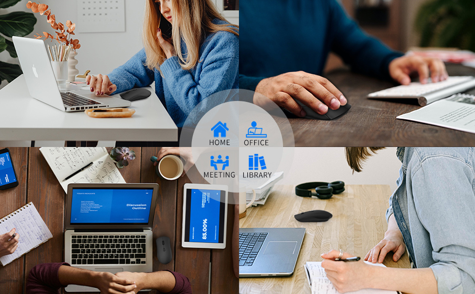 Recommended usage scenarios for the mouse
