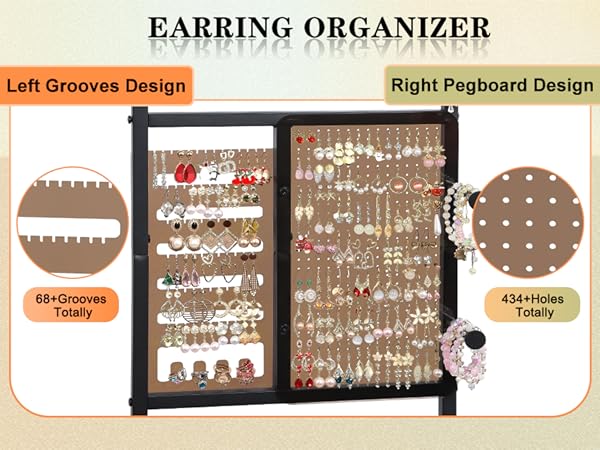 earring holder organizer
