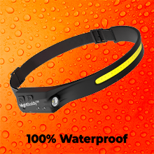 car flashlight crabbing equipment winter camping gear fire helmet band red hunting light boy scout