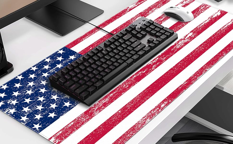 Large Gaming Mouse Pad With Stitched Edges