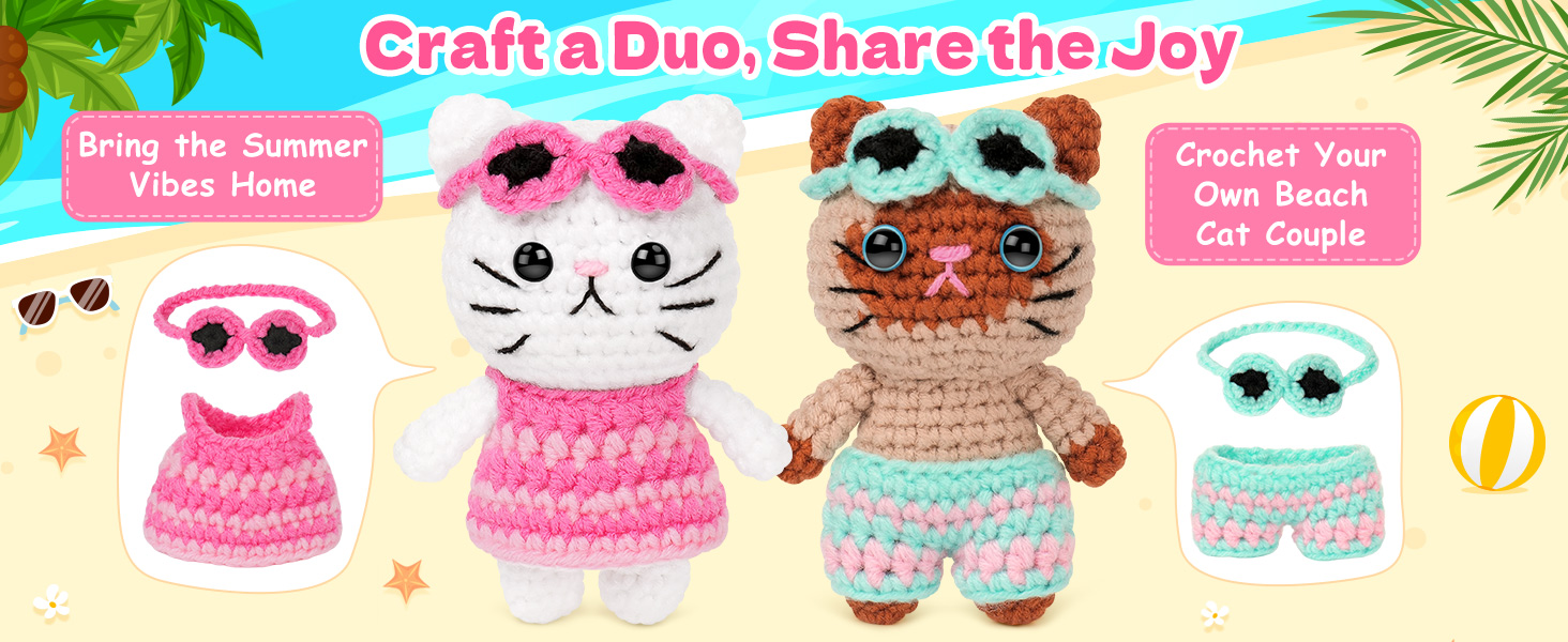 crochet cat kit