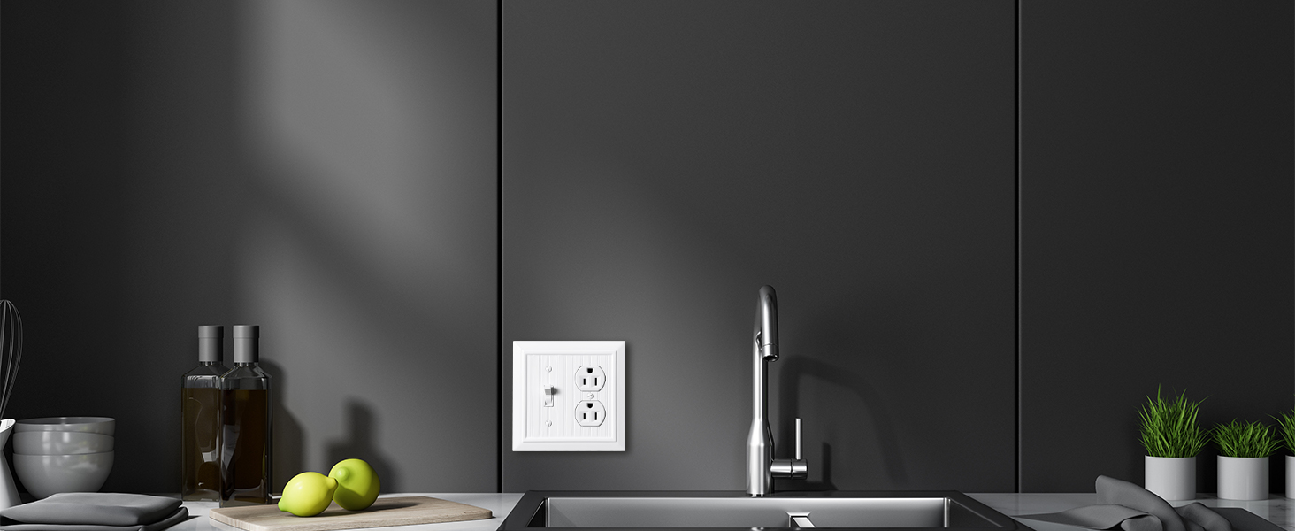 2 gang toggle/duplex Wall plates Outlet covers Switch plates Light switch cover