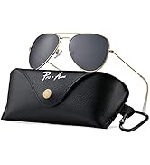 Pro Acme Classic Polarized Aviator Sunglasses for Women Men, Lightweight Metal Pilot Frame UV400 ...
