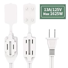 white extension cord household extension cord 6 feet