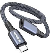 USB C Extension Cable 1.5ft/0.5M, USBC Extender [20Gbps/8K@30Hz/240W], Short Type C Male to Femal...