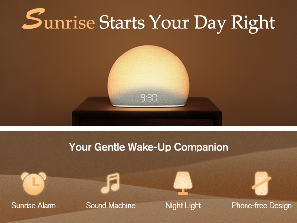 sunrise alarm clock