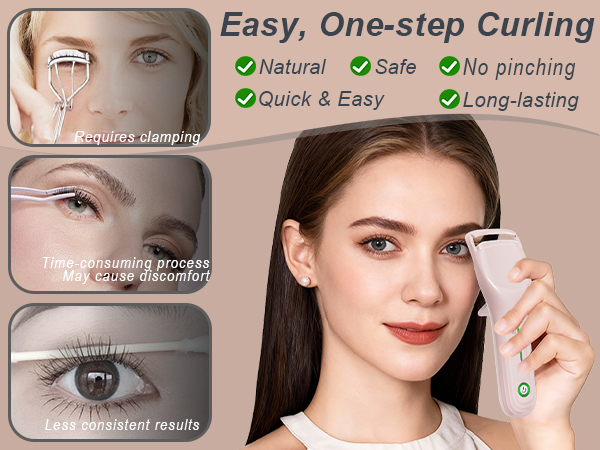Lilonthy eyelash curler heated