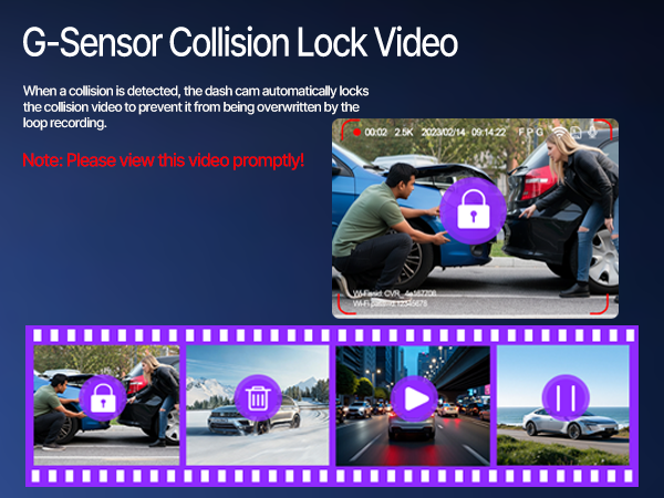 dashcam front and rear camera