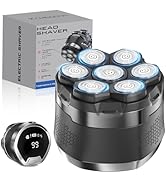 Head Shavers for Bald Men,Waterproof Wet Dry Bald Head Electric Razor,Cordless LED Display Rechar...