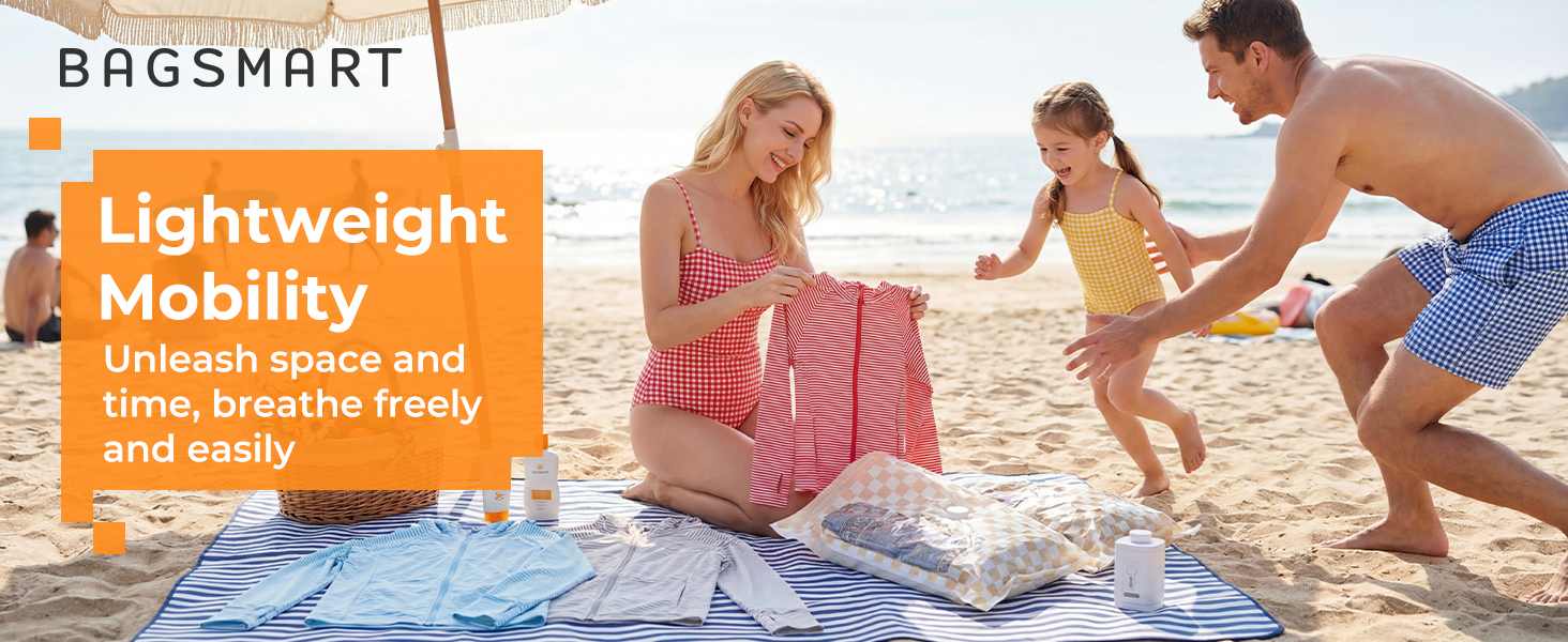 travel vacuum bags with pump