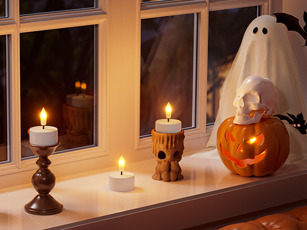 battery tea lights flickering