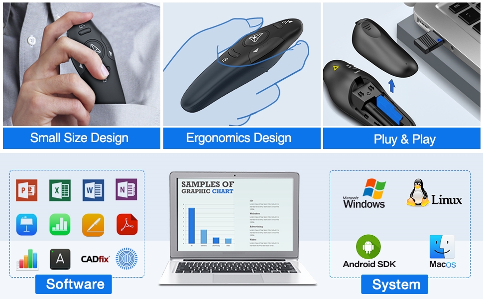 presenter clicker with large button