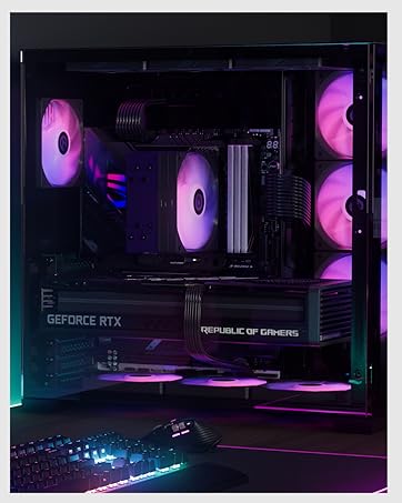 Fexadon tek black argb case fan and argb cpu cooler