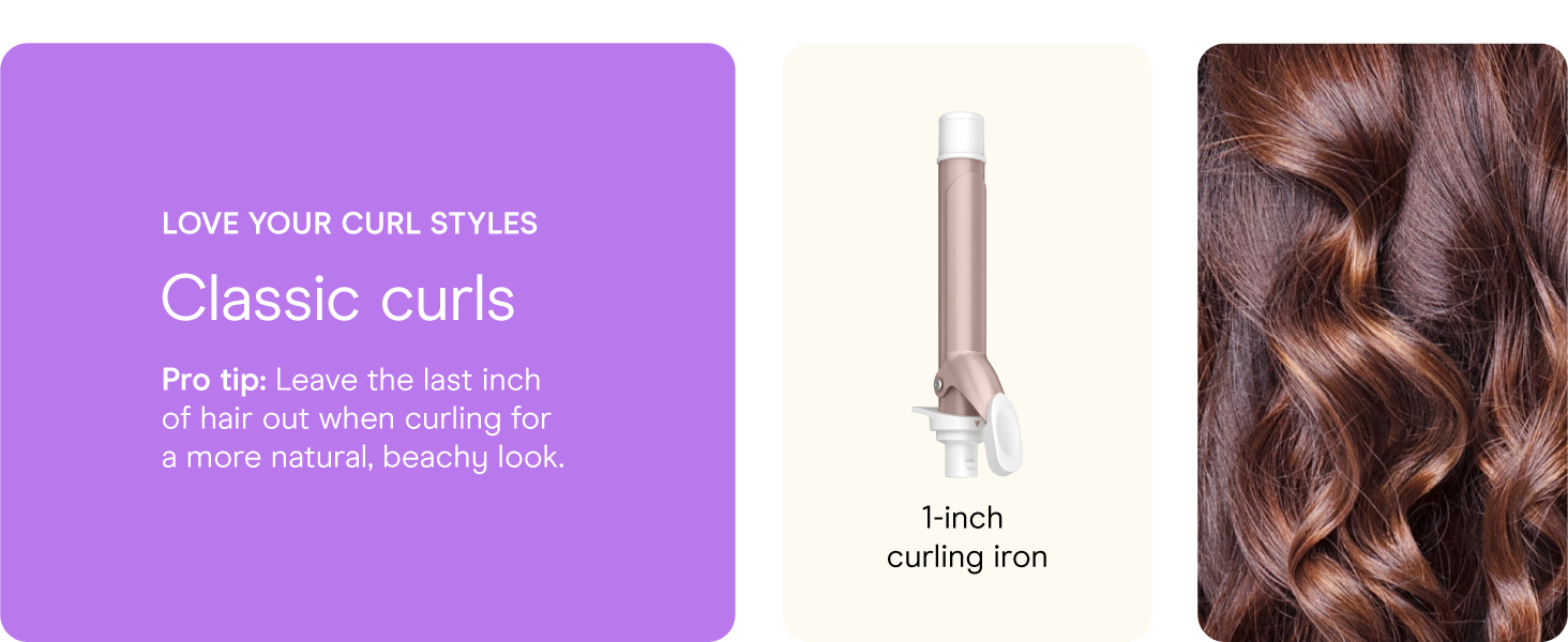 Conair double ceramic multi attachment styler curling iron bubble wand brush waves versatile