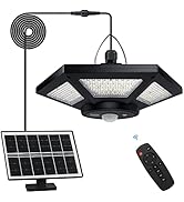 Aqonsie Solar Shed Light Indoor Outdoor Solar Powered Pendant Daytime Work Lights with 5 Lighting...