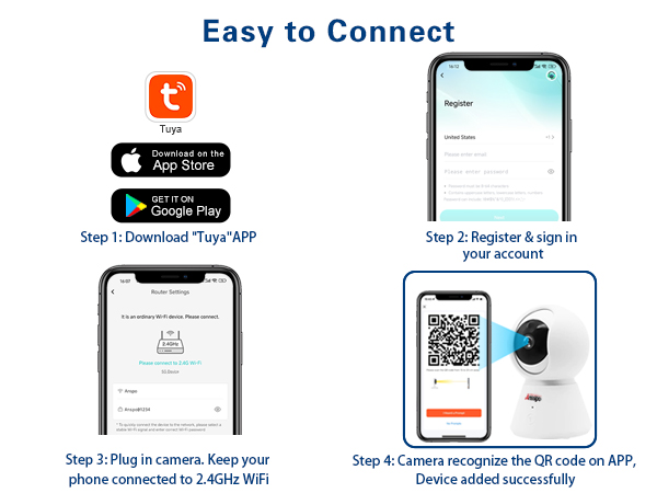 indoor camera easy set up
