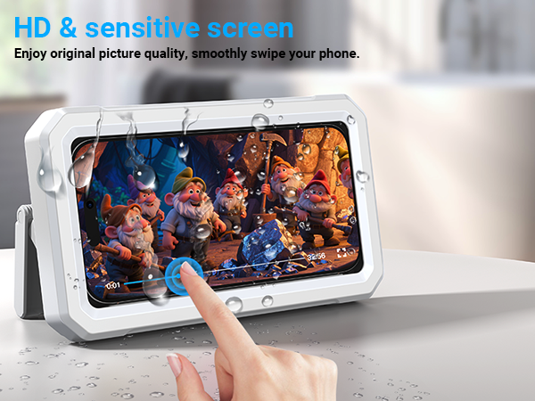 phone holder for shower wall waterproof