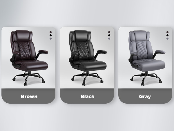 black brown gray office chair