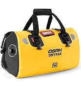 OSAH DRYPAK Waterproof Duffel Bag - Motorcycle Dry Bag Tail Bag with Large Storage Space, Waterpr...
