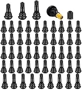 Hmknana 52PCS TR412,TR413,TR414 Tire Valve Stems Black Snap-in Rubber for Replacement of Tubeless...