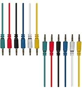 AxcessAbles 1/8 (3.5mm) TRS to 1/8 (3.5mm) TRS Balanced Minijack Stereo Patch Cables| Headphone J...