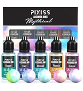 Iridescent Color Changing Alcohol Ink Set, Chameleon Colors with Extreme Shimmer for Alcohol Ink ...