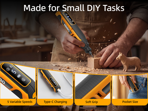 Mini Cordless Rotary Tool for Sanding,Polishing,Engraving,Carving